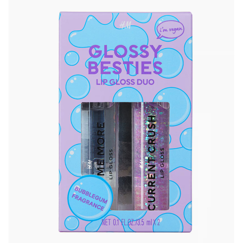 H&M набор блеск для губ LIP GLOSS DUO