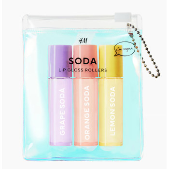 H&M блеск для губ 3-PACK LIP GLOSSES