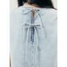 H&M платье TIE-DETAIL DENIM DRESS