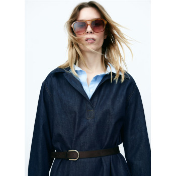 H&M джинсовое платье DENIM DRESS WITH COLLAR