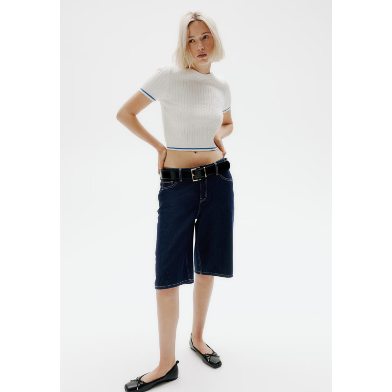 H&M джинсовые шорты BERMUDA REGULAR DENIM SHORTS