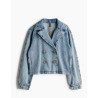 H&M джинсовый трэнч SHORT TRENCH COAT