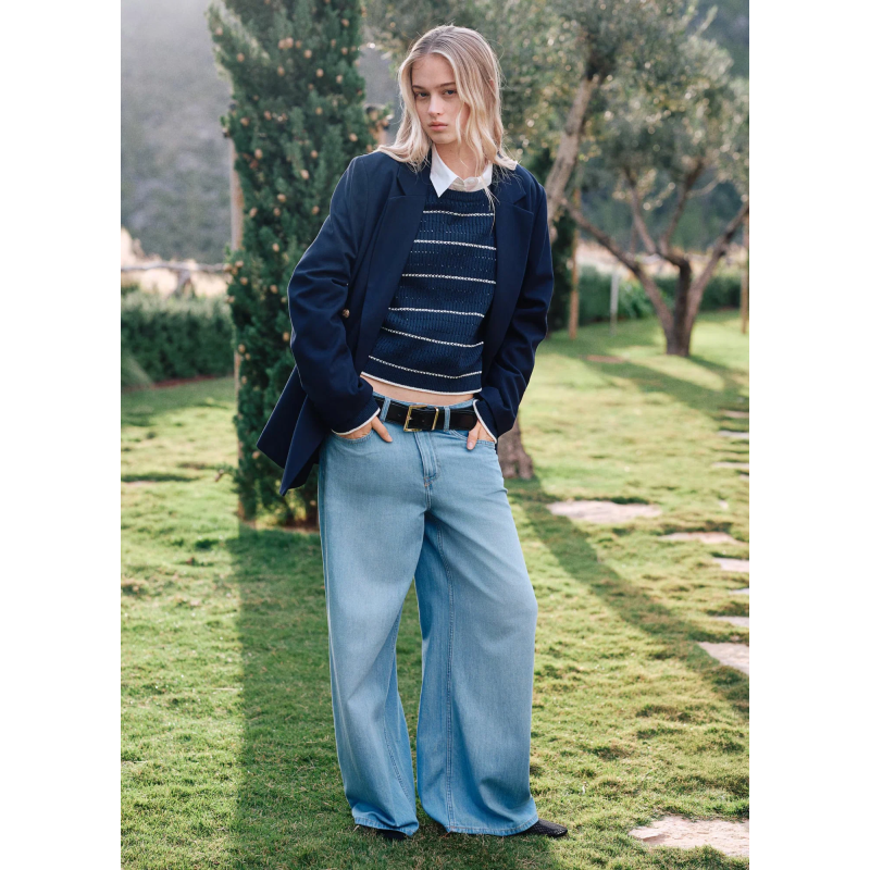 H&M джинсы BAGGY WIDE LOW JEANS