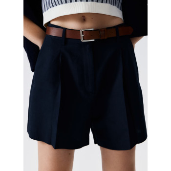 H&M льняные шорты LINEN-BLEND SHORTS