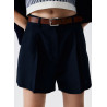 H&M льняные шорты LINEN-BLEND SHORTS
