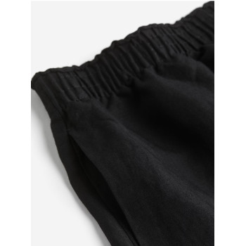 H&M льняные шорты LINEN-BLEND PULL-ON SHORTS