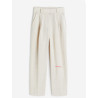H&M льняные брюки TAPERED LINEN-BLEND PANTS