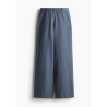 H&M льняные брюки WIDE-LEG LINEN-BLEND PANTS