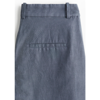 H&M льняные брюки WIDE-LEG LINEN-BLEND PANTS