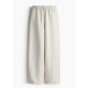 H&M льняные брюки WIDE-LEG LINEN-BLEND PANTS