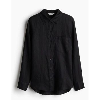 H&M льняная рубашка PREMIUM SELECTION LINEN SHIRT