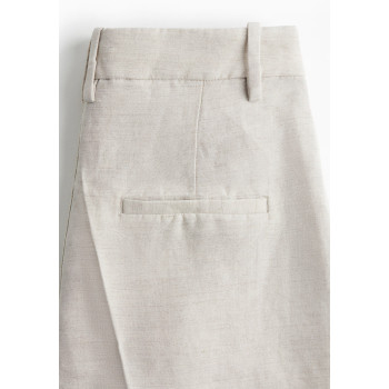 H&M шорты-бермуды LINEN-BLEND BERMUDA SHORTS