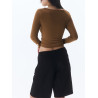 H&M шорты KNEE-LENGTH LINEN-BLEND SHORTS