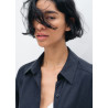 H&M рубашка-платье PREMIUM SELECTION LINEN-BLEND SHIRT DRESS