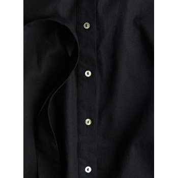 H&M Рубашка-платье на пуговицах PREMIUM SELECTION LINEN-BLEND SHIRT DRESS