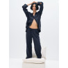 H&M льняные брюки PREMIUM SELECTION WIDE-LEG LINEN-BLEND PANTS