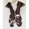 H&M мюли PREMIUM SELECTION LEATHER MULE LOAFERS