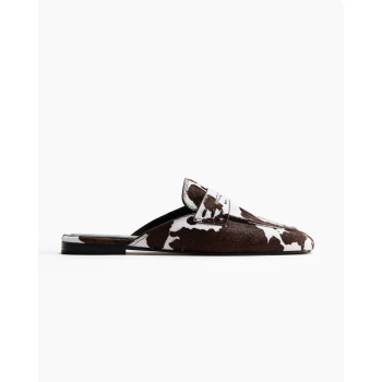 H&M мюли PREMIUM SELECTION LEATHER MULE LOAFERS