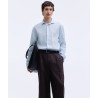 H&M льняная рубашка PREMIUM SELECTION SLIM FIT LINEN SHIRT