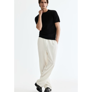 H&M льняные брюки PREMIUM SELECTION RELAXED-FIT LINEN-BLEND PANTS