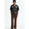 H&M льняные брюки PREMIUM SELECTION RELAXED-FIT LINEN-BLEND PANTS