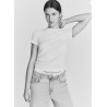 H&M футболка RIBBED T-SHIRT