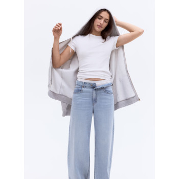 H&M футболка RIBBED T-SHIRT