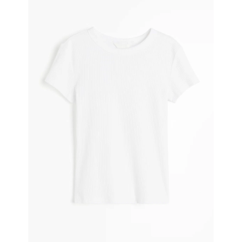 H&M футболка RIBBED T-SHIRT