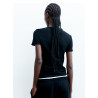 H&M приталенная футболка FITTED T-SHIRT