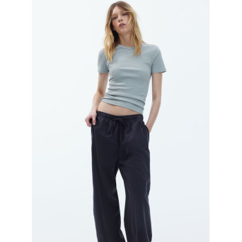 H&M футболка RIBBED T-SHIRT