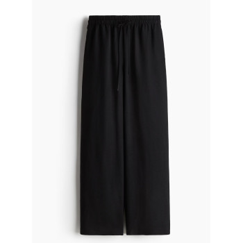 H&M льняные брюки WIDE-LEG LINEN-BLEND PANTS